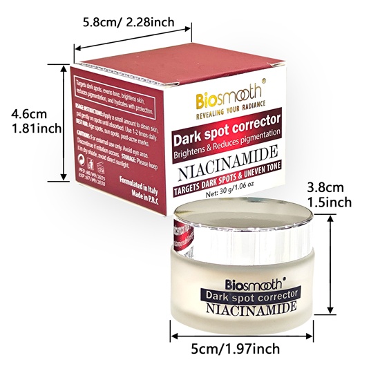 Biosmooth Niacinamide Dark Spot Corrector 30g Brightens Reduces ...