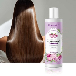 Biosmooth Onion Biotin and Rosemary Conditioner for Stronger, Thicker and Longer Strands