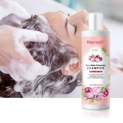 Biosmooth Onion Biotin and Rosemary Shampoo for Stronger, Thicker and Longer Strands - Soft Shine, Anti-Hair Loss and Thinning, Growth Formula